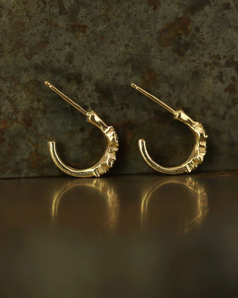 X Legacy Diamond Small Scatter Hoop Earrings