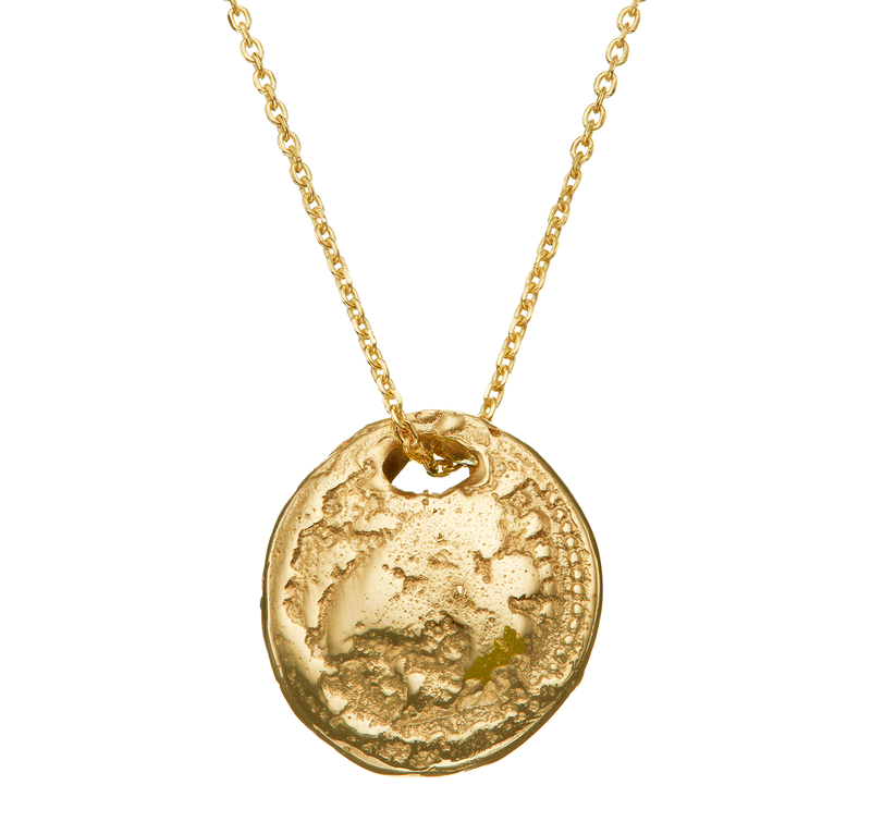 III Gold Pendant Necklace